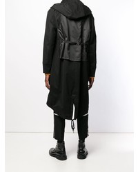 Мужская черная парка от Moschino