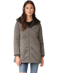 Женская черная парка от ADD