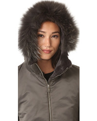 Женская черная парка от ADD