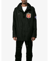 Мужская черная парка от Saint Laurent