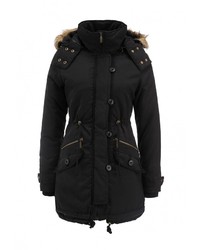 Женская черная парка от Emoi