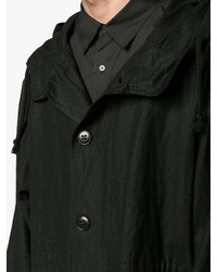 Мужская черная парка от Ann Demeulemeester