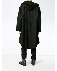 Мужская черная парка от Ann Demeulemeester