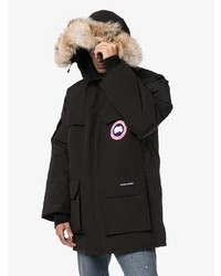 Мужская черная парка от Canada Goose