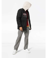 Мужская черная парка от Kenzo