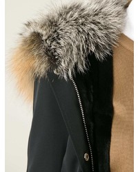 Женская черная парка от Liska