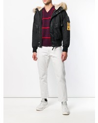 Мужская черная парка от Diesel