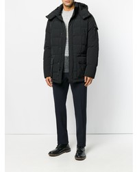 Мужская черная парка от Woolrich