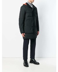 Мужская черная парка от Belstaff