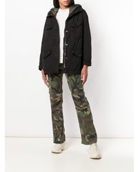 Женская черная парка от Aspesi