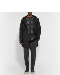 Мужская черная парка от Public School