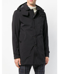 Мужская черная парка от Peuterey