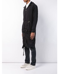 Мужская черная парка от Greg Lauren
