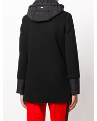 Женская черная парка от Herno