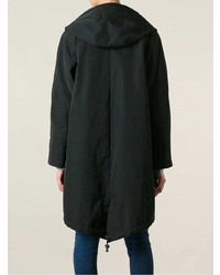 Женская черная парка от Liska