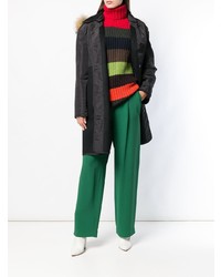 Женская черная парка от P.A.R.O.S.H.