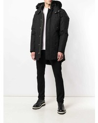 Мужская черная парка от Moose Knuckles