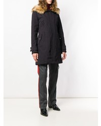 Женская черная парка от Pinko