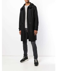 Мужская черная парка от Paltò