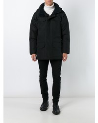 Мужская черная парка от Canada Goose