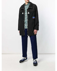 Мужская черная парка от Kenzo