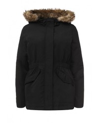 Женская черная парка от Jacqueline De Yong