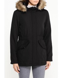 Женская черная парка от Jacqueline De Yong