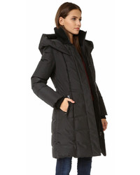 Женская черная парка от Mackage