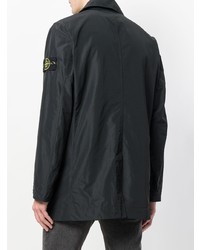 Мужская черная парка от Stone Island