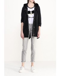 Женская черная парка от Liu Jo