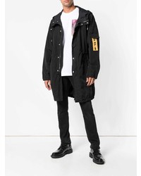 Мужская черная парка от Diesel