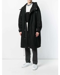 Мужская черная парка от Versus