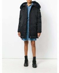 Женская черная парка от Kenzo