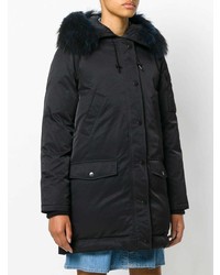 Женская черная парка от Kenzo