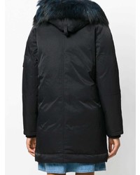 Женская черная парка от Kenzo