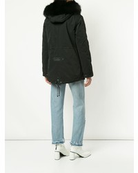 Женская черная парка от Nicole Benisti