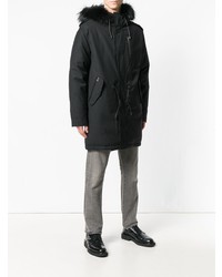 Мужская черная парка от Mackage