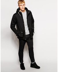 Мужская черная парка от Wemoto