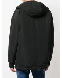 Мужская черная парка от DSQUARED2