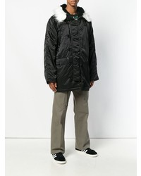 Мужская черная парка от Gosha Rubchinskiy