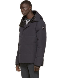 Мужская черная парка от Canada Goose