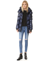 Женская черная парка от SAM.