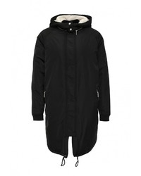 Женская черная парка от Noisy May