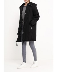 Женская черная парка от Noisy May