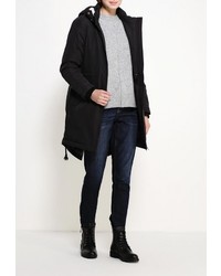 Женская черная парка от Noisy May