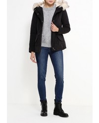 Женская черная парка от Only