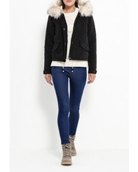 Женская черная парка от Only