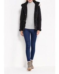 Женская черная парка от Only