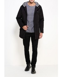 Мужская черная парка от Only &amp; Sons