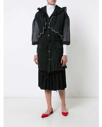 Женская черная парка от Vivetta